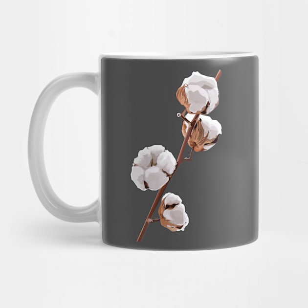 Scandinavian Cotton flower by WRIGHTFORM